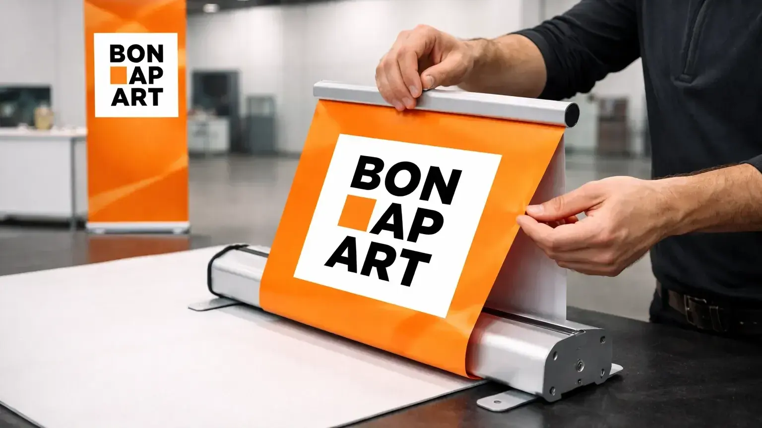 Как собрать roll up стенд